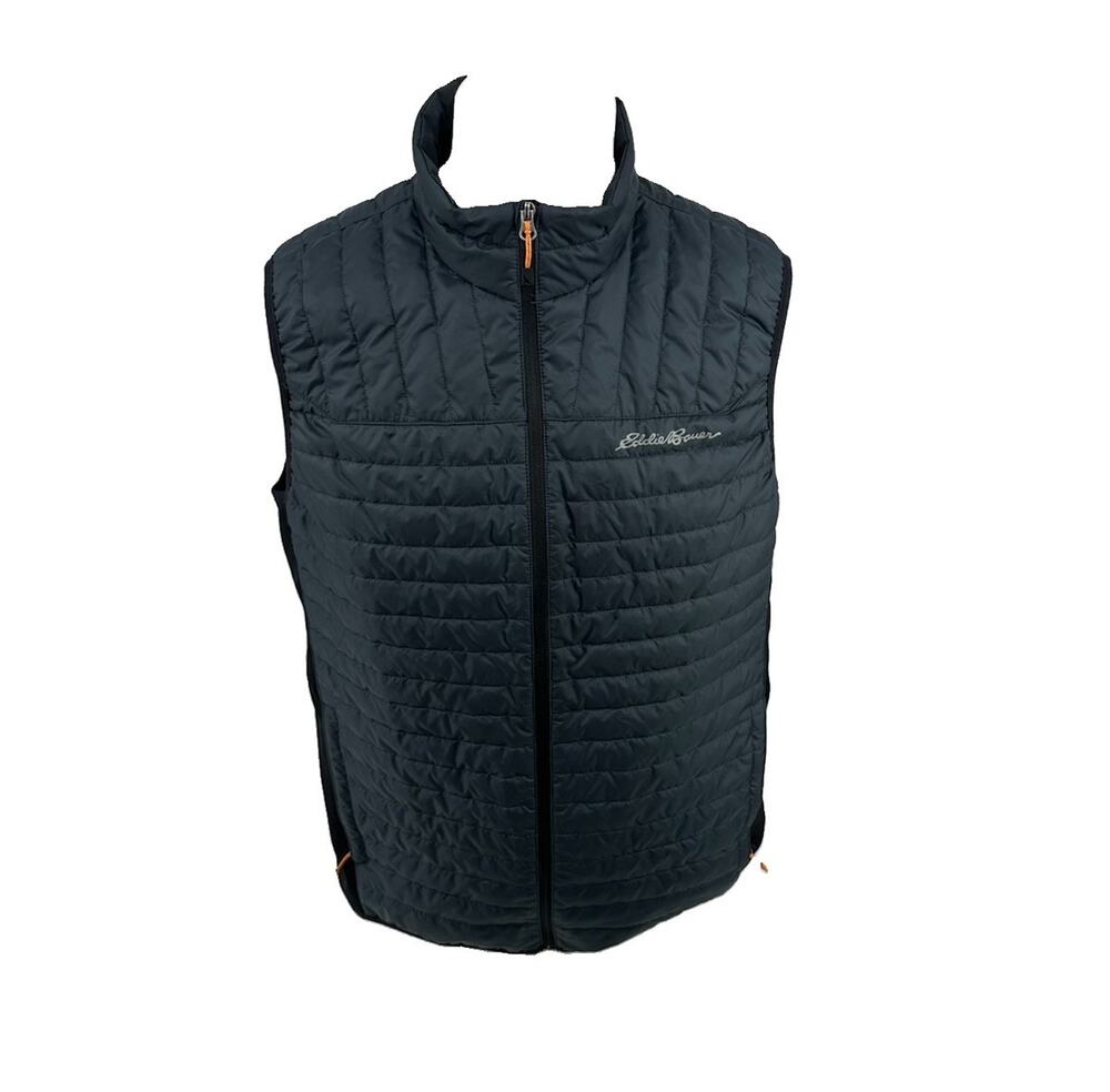Eddie Bauer Large Tall Men Emberlite Hybrid Vest Jacket Full Zip Outdoor K10-10